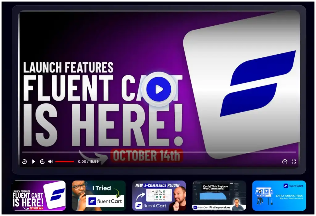 display video testimonials