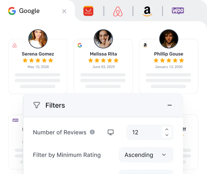filters by minimum rating