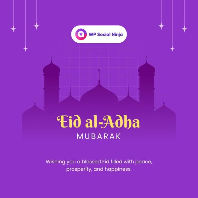 Eid Mubarak!🌙

May this Eid-ul-Adha bring peace, prosperity, and countless blessings to you and your loved ones.