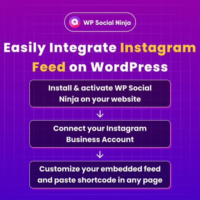 Connect and display your Instagram feed effortlessly with WP Social Ninja. Discover the detailed integration process here.👇 
https://wpsocialninja.com/instagram-personal-account/ 

#InstagramFeed #InstagramforBusiness #WordPress