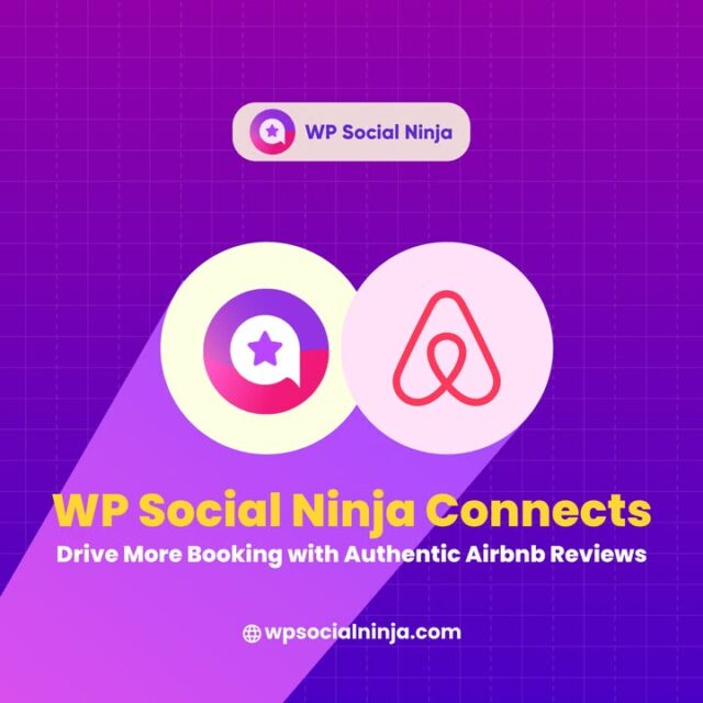 🚀  Boost guest confidence by showcasing real Airbnb reviews directly on your WordPress site. Drive more bookings and grow your hospitality business with WP Social Ninja. Explore more powerful features.👇
https://wpsocialninja.com/platforms/airbnb-reviews/

#Airbnb #VacationRental #WordPress #SocialProof